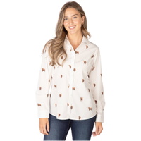 Femmes Wistow II Chemise De Pays En Coton Imprimé